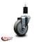 Service Caster 4'' Gray Poly Wheel Swivel 1-1/2'' Expanding Stem Caster SCC-EX20S414-PPUB-112 - alternate 3